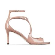 Jimmy Choo Laxrosa Lackläderssandaler Pink, Dam