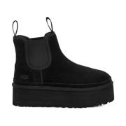 UGG Neumel Platform Chelsea Stövlar Black, Dam