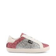 Love Moschino Glittriga Sneakers, V?r/Sommar Kollektion Gray, Dam