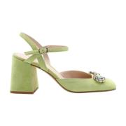 Enzo Di Martino Pumps Green, Dam