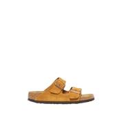 Birkenstock Arizona Mockasinsandaler i mockaskinn Brown, Dam