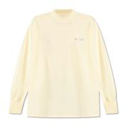 The Attico T-shirt med logotyp Yellow, Dam