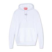 Diesel ‘S-Macs-Hood-Od’ Huvtröja White, Herr