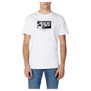 Jack & Jones Herr Crew Neck Tee - Höst/Vinter Kollektion White, Herr