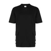 C.p. Company Snygg T-shirt med sidofickor för män Black, Herr