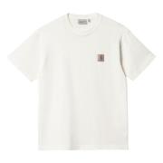 Carhartt Wip Herr Nelson T-shirt - Komfort och Stil Beige, Herr