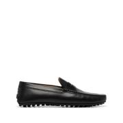 Tod's Svarta Läder City Gommino Körskor Black, Herr