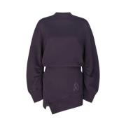 The Attico Garzata Sweatshirt Klänning Purple, Dam