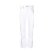 Citizens of Humanity Flared Denim Shorts White, Dam