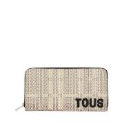 Tous Beige Syntetisk Damplånbok Beige, Dam