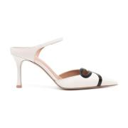 Malone Souliers Mjölk Svart Bonnie Mules White, Dam