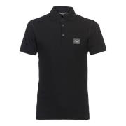 Dolce & Gabbana Svart Slim-Fit Polotröja Black, Herr