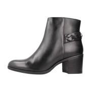 Geox Heeled Boots Black, Dam