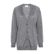 P.a.r.o.s.h. Grå Melange Cardigan Gray, Dam