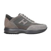 Hogan Interaktiva Sneakers i Grått Gray, Herr