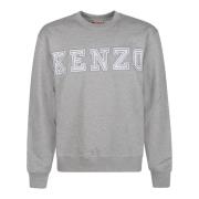 Kenzo Klassisk Academy Sweatshirt Gray, Herr