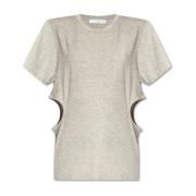 IRO Bonnie T-shirt med urklipp Gray, Dam