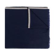 Brunello Cucinelli Lyxigt Ull Cashmere Halsduk Blue, Herr