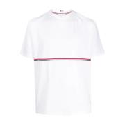 Thom Browne RWB Randig T-shirt White, Herr