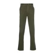 Canali Slim-fit Trousers Green, Herr