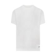 Jil Sander Vita Ekologiska Bomull T-shirts Paket White, Herr