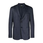 Ermenegildo Zegna Ylleblazer Blue, Herr