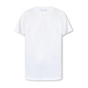 IRO Asadia T-shirt med logotyp White, Dam