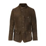 Meindl Leather Jackets Brown, Herr