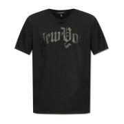 R13 Tryckt T-shirt Black, Dam