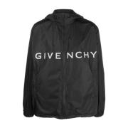 Givenchy Svarta Kappor för Kvinnor Black, Herr