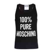 Moschino Ärmlös T-shirt Black, Herr