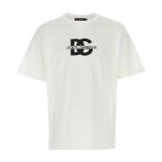 Dolce & Gabbana Vit bomull T-shirt White, Herr