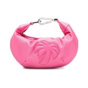 Palm Angels Rosa Hobo Väska - Elegant och Hållbar Pink, Dam