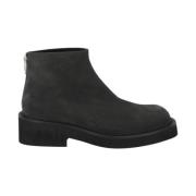 MM6 Maison Margiela Ankelboots i läder Black, Herr