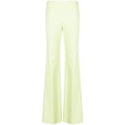 Moschino Gröna Flare Högmidjade Byxor Green, Dam