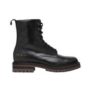 Common Projects Italienska stridskängor för män Black, Herr