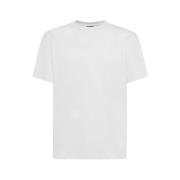 Jil Sander Enfärgad Bomulls Scoop Neck T-Shirt White, Herr