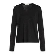 Rag & Bone Top med långa ärmar Black, Dam