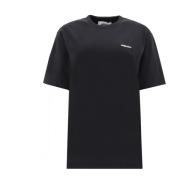 Ambush Svart Bomull Logo T-Shirt Black, Dam