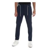 Paoloni Stretch Chino med Knyt i Midjan Blue, Herr