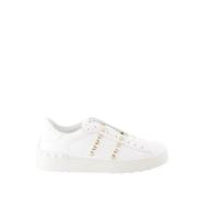 Valentino Garavani Lädersneakers med Snörning White, Dam