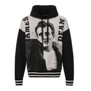 Dolce & Gabbana Svart James Dean Sweatshirt för Män Black, Herr