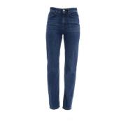 Sportmax Stiliga Blåa Jeans för Kvinnor Blue, Dam