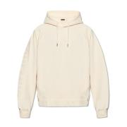 Jacquemus Typo Hoodie Beige, Herr