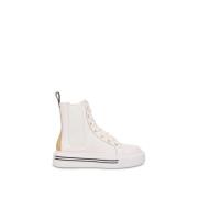 Pollini Array Höga Sneakers White, Dam