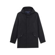 L'Exception Paris Vattenavvisande Parka - Marinblå Blue, Herr