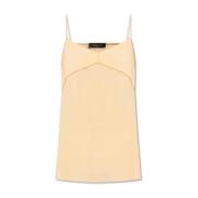 Fabiana Filippi Prydd tanktopp Beige, Dam