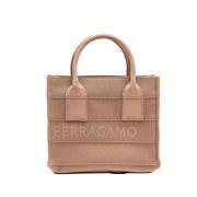 Salvatore Ferragamo Strand Toteväska Beige, Dam