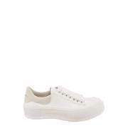 Alexander McQueen Canvas Snörskor White, Dam