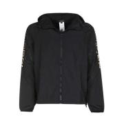 Versace Greca Motif Perforerad Jacka Black, Herr